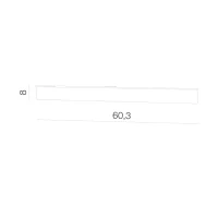 Aplică NORMAN, alb, finisaj mat, 230V, LED, 2x20W, 953lm, 3000K, CRI ≥80, IP20 2