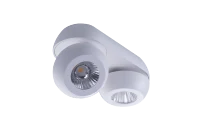 Spot aparent OJOS, alb, finisaj mat, 230V, LED, 2x16W, 1466lm, 3000K, CRI ≥80, IP20