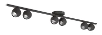 Spot PERA, gri, finisaj mat, 230V, GU10, 6x40W, IP20