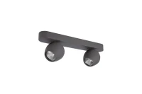 Spot PERA, gri, finisaj mat, 230V, GU10, 2x40W, IP20
