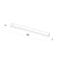 Aplică PETRA, crom, finisaj strălucitor, 230V, LED, 1x17W, 1194lm, 3900K, CRI ≥80, IP44 2