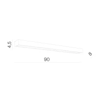 Aplică RADO, crom, finisaj strălucitor, 230V, LED, 1x25W, 983lm, 2900K, CRI ≥80, IP44 2