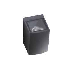 Aplică REZIA, gri închis, finisaj mat, 230V, GU10, 1x40W, IP54