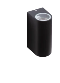 Aplică RIMINI, negru, finisaj mat, 230V, GU10, 2x40W, IP54