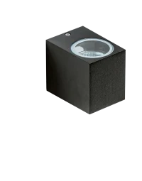 Aplică RIMINI, negru, finisaj mat, 230V, GU10, 1x40W, IP54
