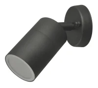 Aplică ROLF, negru, finisaj mat, 230V, GU10, 1x35W, IP44