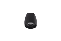 Spot aparent ROTONDO, negru, finisaj mat, 230V, GU10, 1x40W, IP20