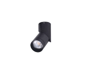 Spot aparent SANTOS, negru, finisaj mat, 230V, GU10, 1x40W, IP20