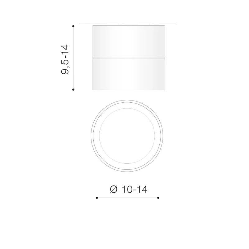 Spot aparent SCORPIO, crom, finisaj strălucitor, 230V, LED, 1x12W, 980lm, 3000K, CRI ≥80, IP20 2