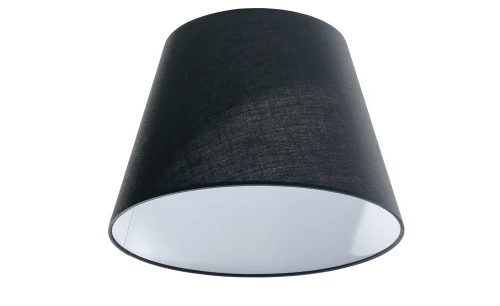 Abajur SHADE, negru, finisaj textil
