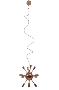 Accesoriu SIRIUS, cupru, finisaj strălucitor, 230V, G9, 12x40W, IP20