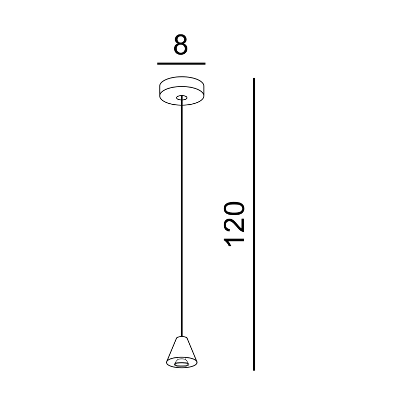 Accesoriu TENTOR, crom, finisaj strălucitor, 230V, LED, 1x7W, 264lm, 3200K, CRI ≥90, IP20 2