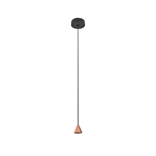 Accesoriu TENTOR, auriu roz, finisaj strălucitor, 230V, LED, 1x7W, 264lm, 3200K, CRI ≥90, IP20