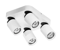 Spot TOMI, alb, finisaj mat, 230V, GU10, 4x40W, IP20