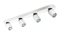 Spot TOMI, alb, finisaj mat, 230V, GU10, 4x40W, IP20