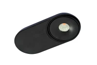 Spot aparent TORONTO, negru, finisaj mat, 230V, LED, 1x10W, 627lm, 3000K, CRI ≥90, IP20
