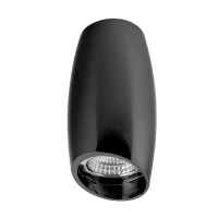 Spot aparent VASKO, crom negru, finisaj strălucitor, 230V, GU10, 1x40W, IP20