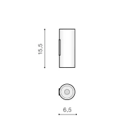 Aplică VELIA R, alamă, finisaj periat, 230V, GU10, 2x40W, IP20 2
