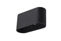 Aplică VEGA, negru, finisaj mat, 230V, G9, 1x40W, IP20