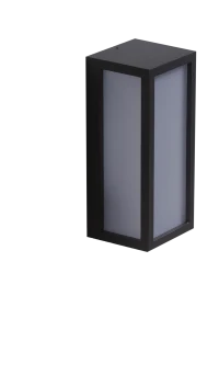 Aplică VENETO, negru, finisaj mat, 230V, E27, 1x18W, IP54