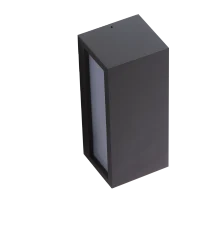 Aplică VENTA, gri închis, finisaj mat, 230V, E27, 1x18W, IP54