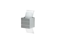 Aplică VIDAL, aluminiu, finisaj periat, 230V, G9, 1x40W, IP20