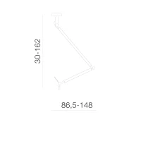 Accesoriu ZYTA M, negru, finisaj mat, 230V, E27, 1x60W, IP20 2