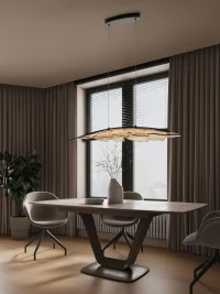 Suspensie AMADO LED 27 W, 230 V, 1112 lm, 3000K, IP20, CRI>80, aluminiu și sticlă