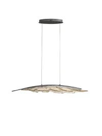 Suspensie AMADO LED 27 W, 230 V, 1112 lm, 3000K, IP20, CRI>80, aluminiu și sticlă 2