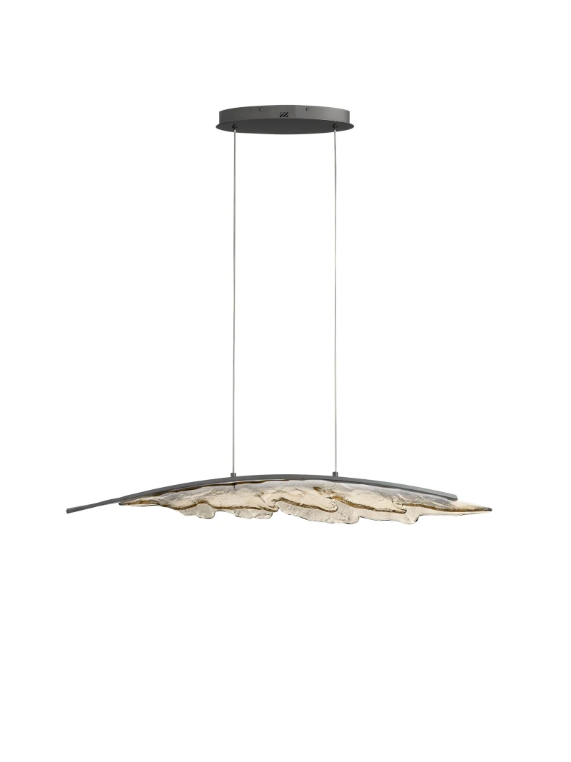 Suspensie AMADO LED 27 W, 230 V, 1112 lm, 3000K, IP20, CRI>80, aluminiu și sticlă 2