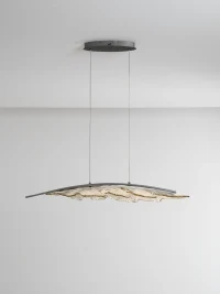 Suspensie AMADO LED 27 W, 230 V, 1112 lm, 3000K, IP20, CRI>80, aluminiu și sticlă 3