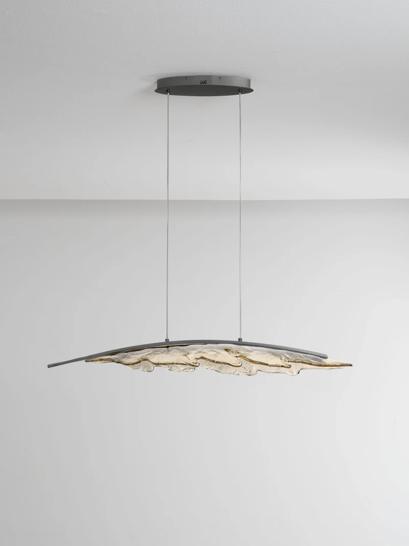 Suspensie AMADO LED 27 W, 230 V, 1112 lm, 3000K, IP20, CRI>80, aluminiu și sticlă 3